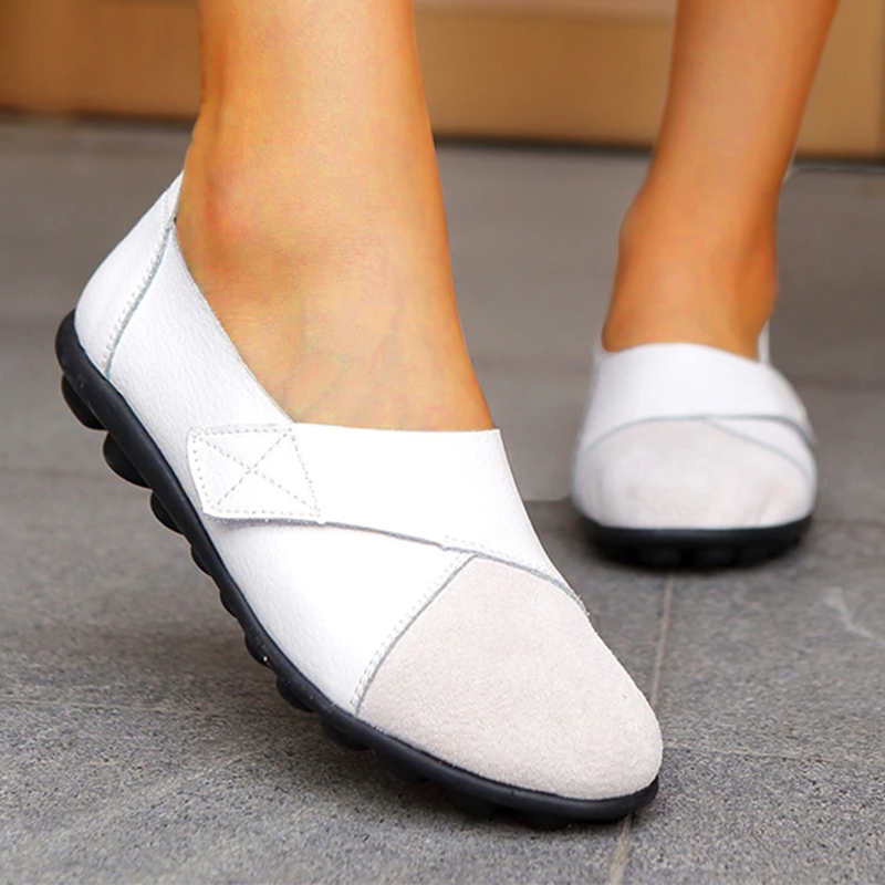 Elena – Premium Comfy Leather Flats