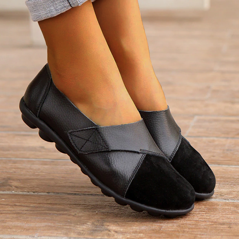 Elena – Premium Comfy Leather Flats