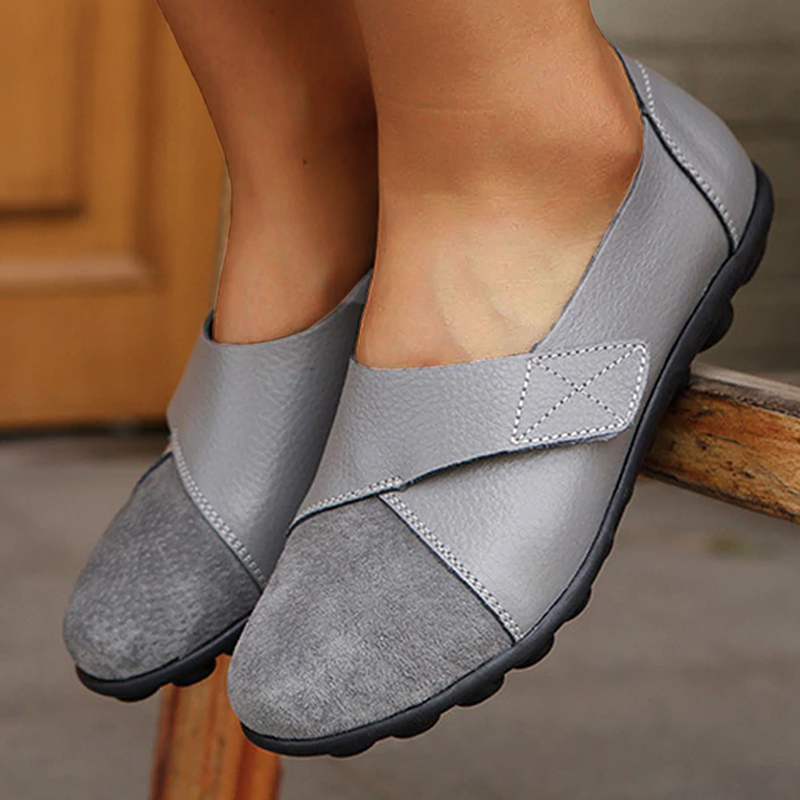 Elena – Premium Comfy Leather Flats