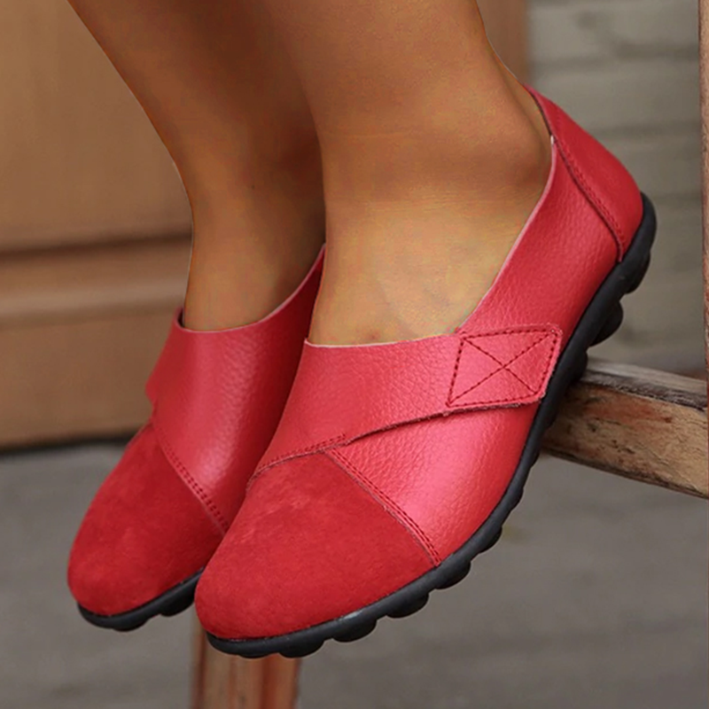 Elena – Premium Comfy Leather Flats