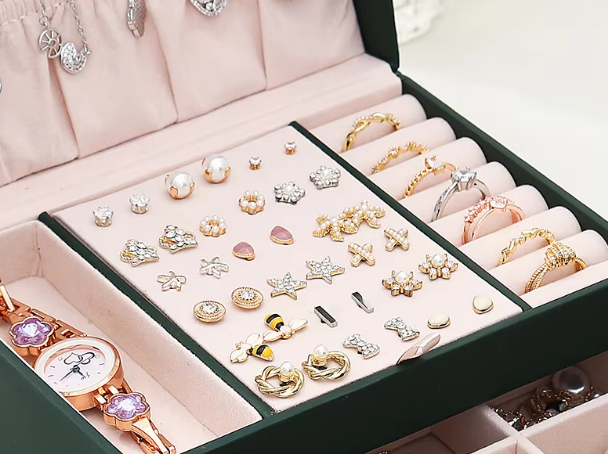 Emma Three-Layer Jewelry Box