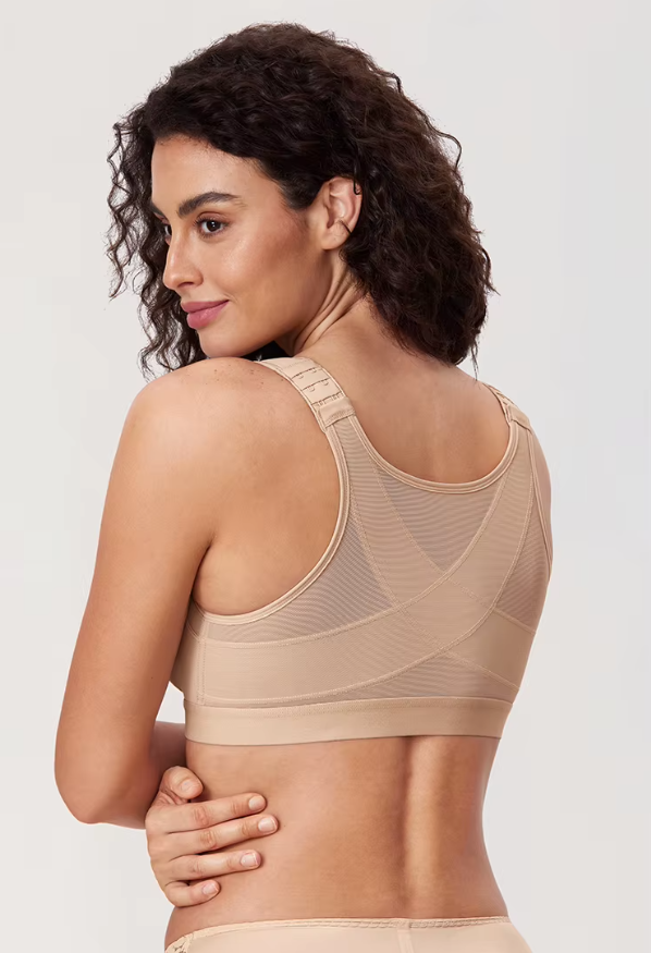 X-Posture Bra – Plunge Back & Front Closure