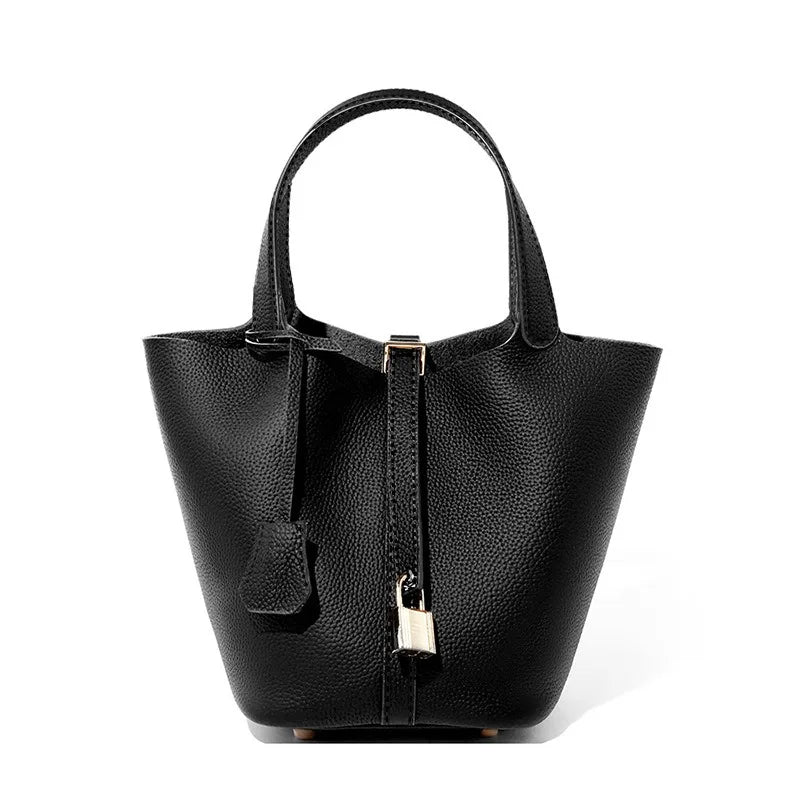 ISLA PURE LEATHER HANDBAG
