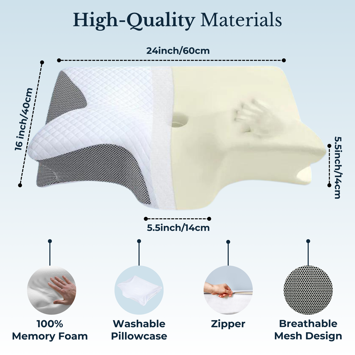 EasySleep™ | Premium Ergonomic Pillow