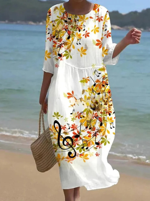 Elena™ Elegant Floral Dress