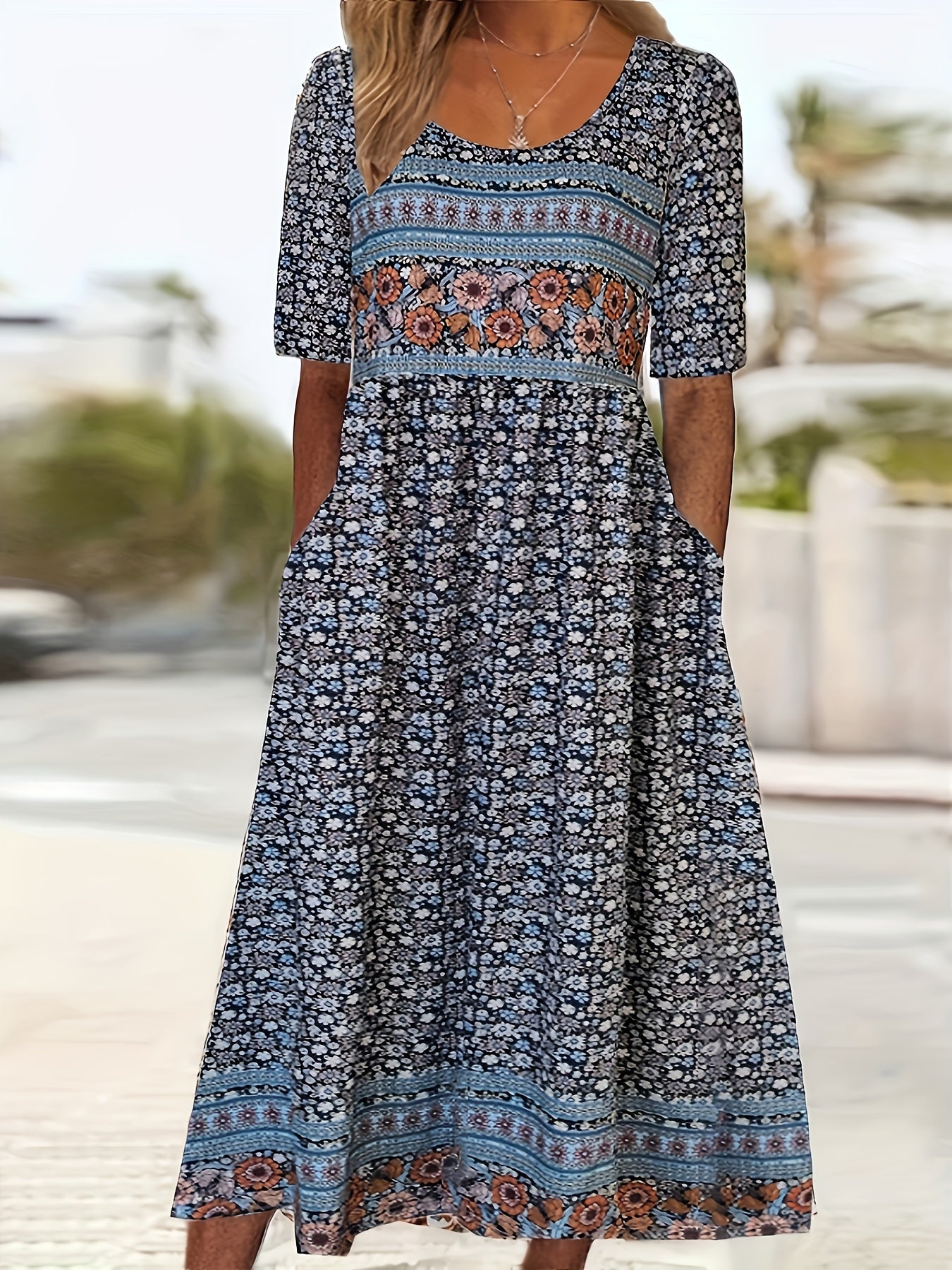 Helena - Paisley Pocket Dress