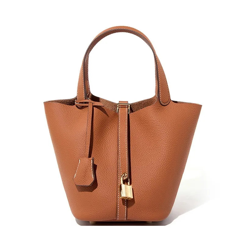 ISLA PURE LEATHER HANDBAG