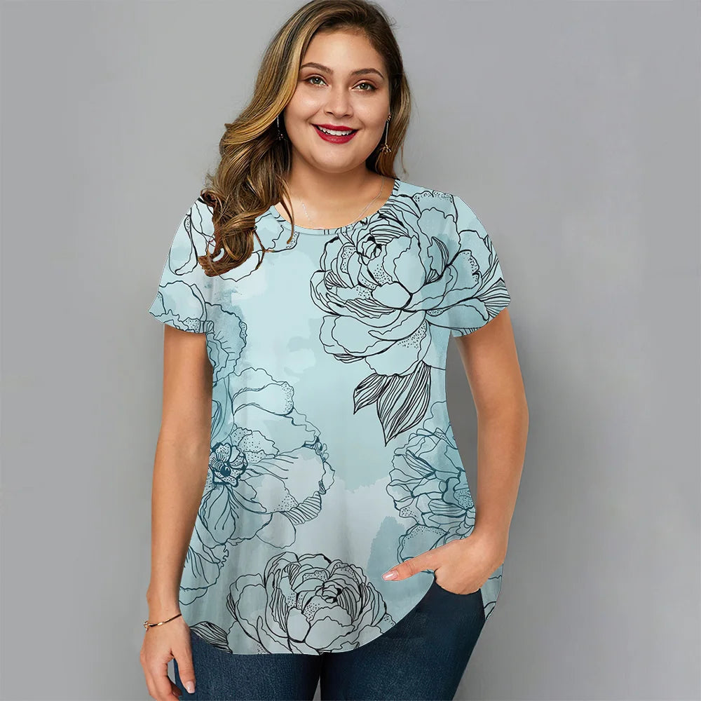 Luna – Floral T-Shirt