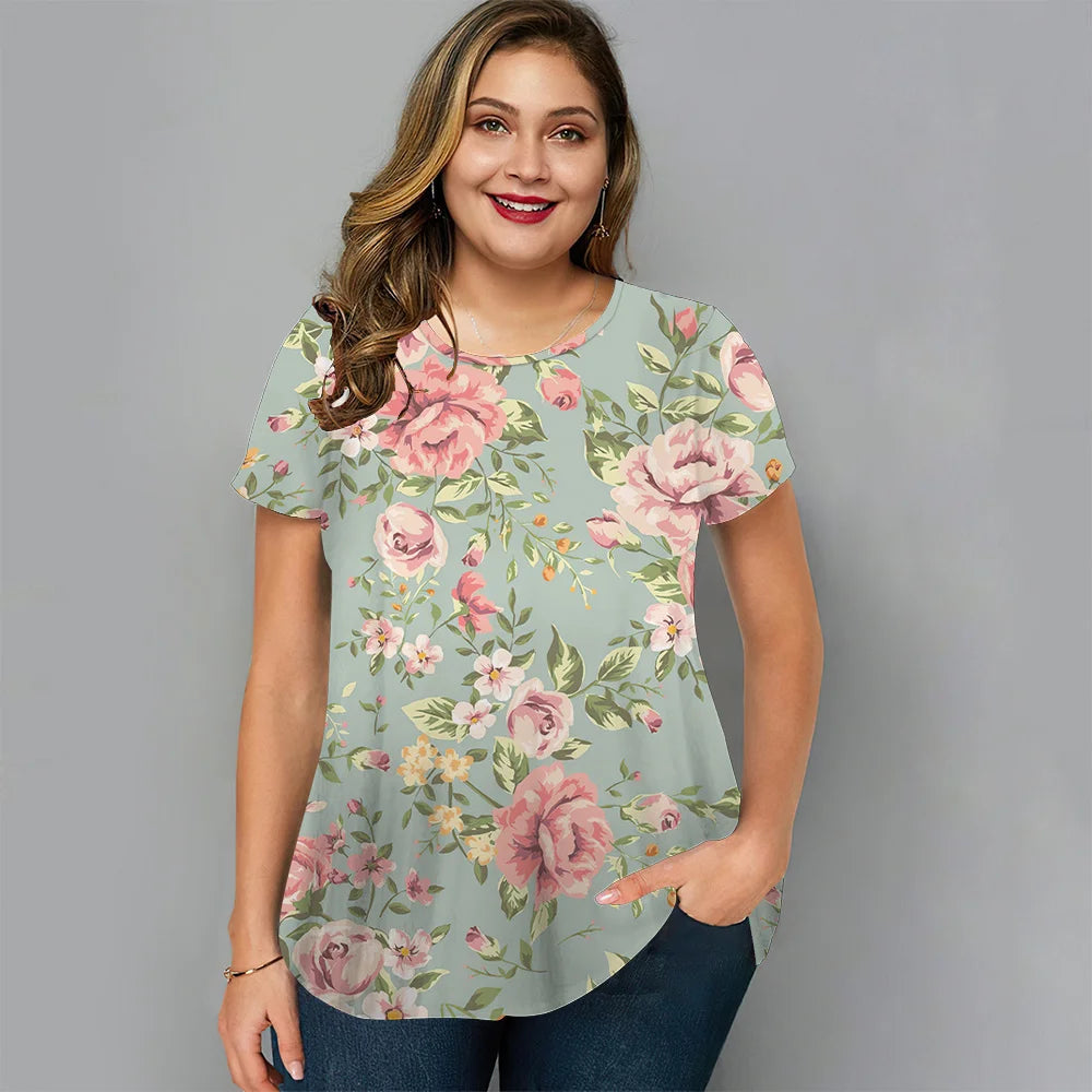 Luna – Floral T-Shirt