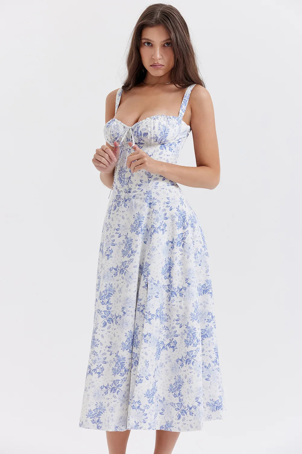 Lysandra - Elegant Floral Dress