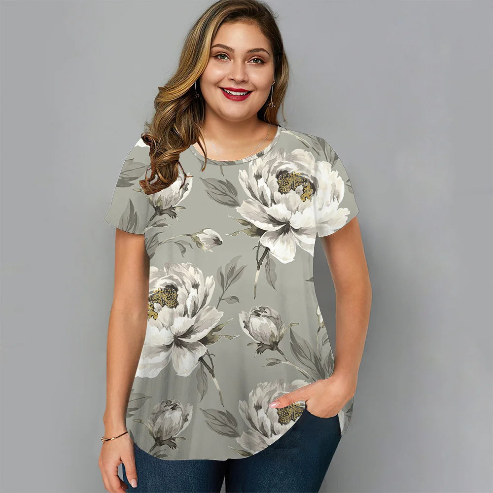 Luna – Floral T-Shirt