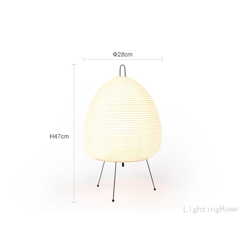 Hikari Rice Paper Table Lamp