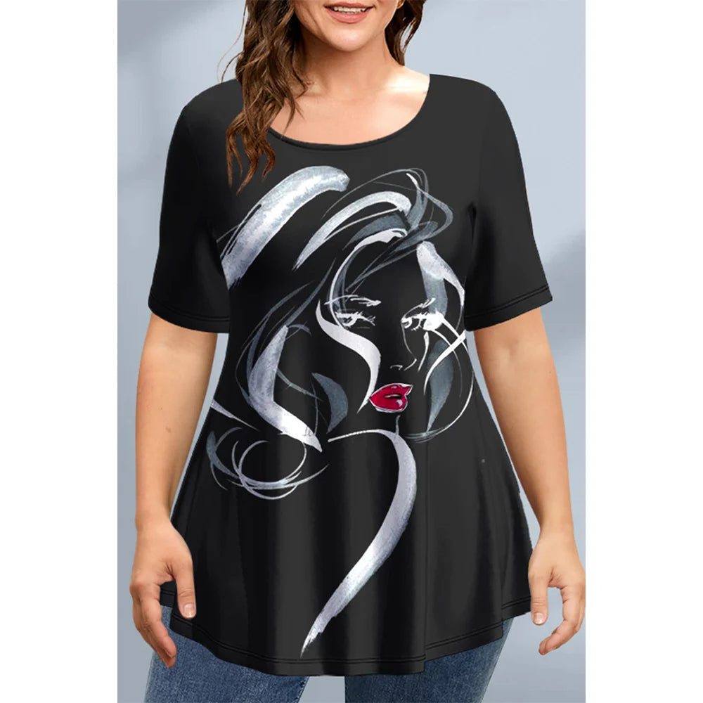 Flora – Floral Graphic T-Shirt