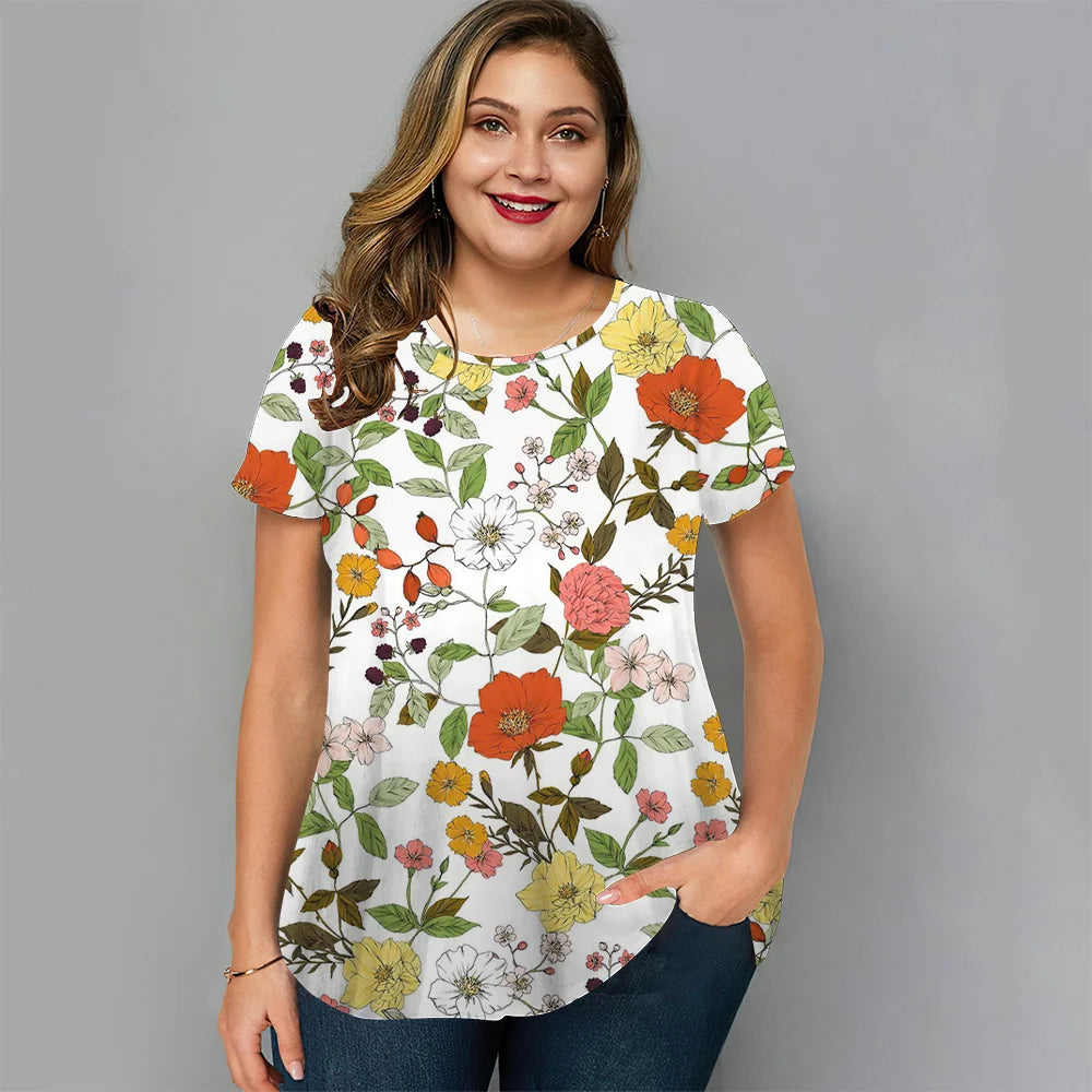 Luna – Floral T-Shirt