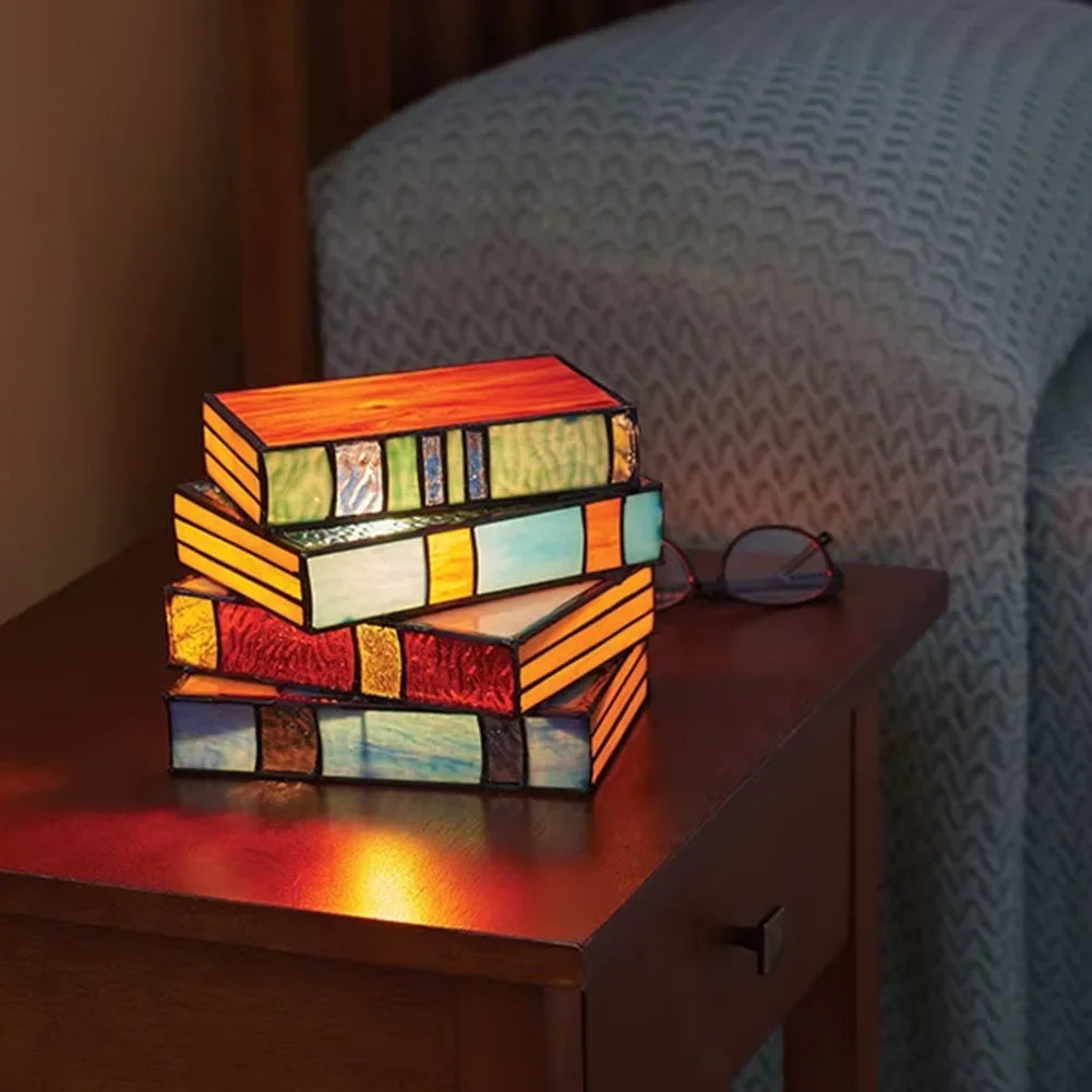 Harbor Vintage Books Lamp