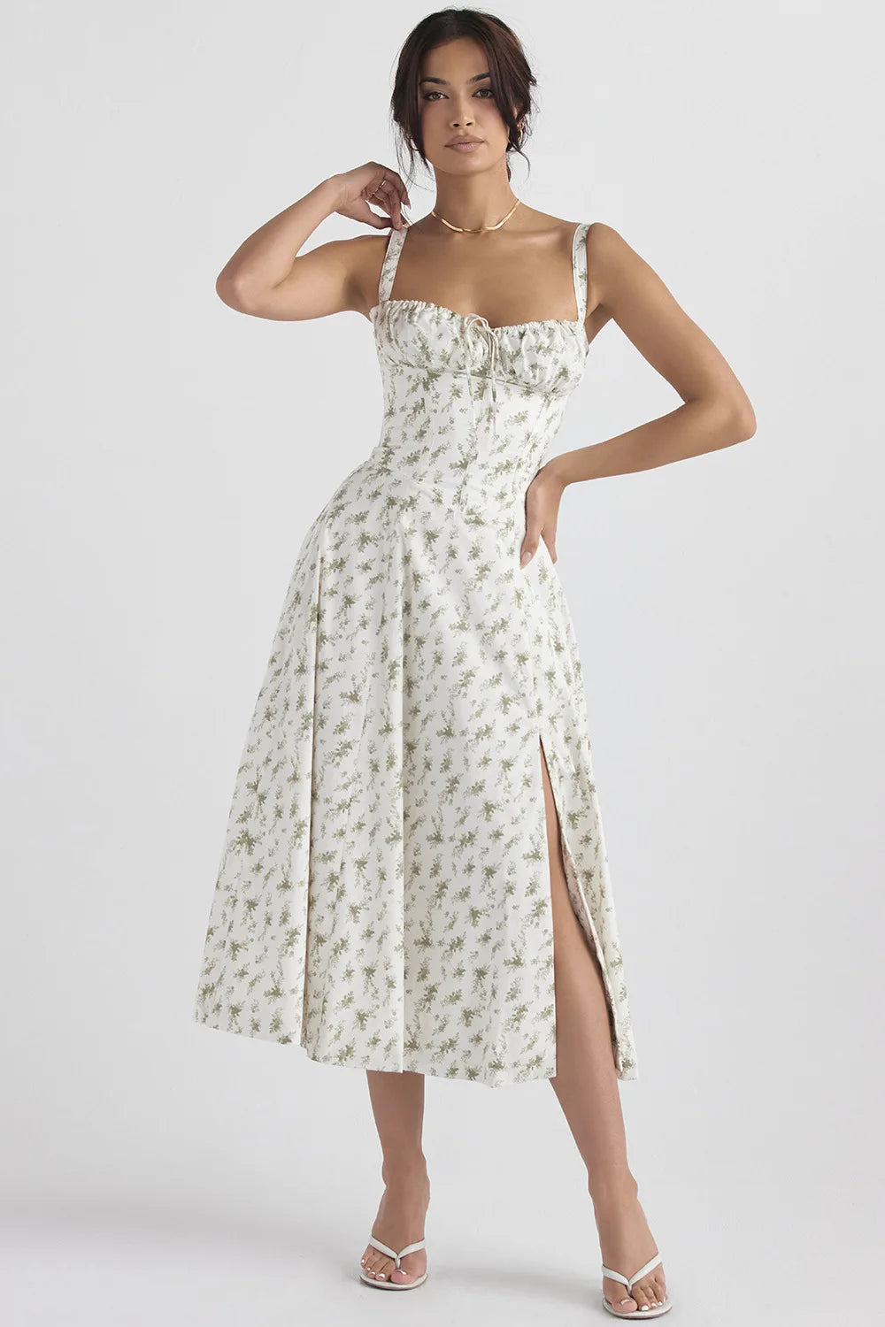 Lysandra - Elegant Floral Dress