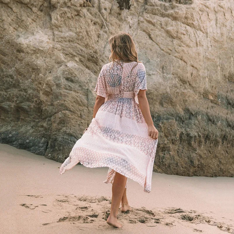 Marissa - Floral Beach Dress
