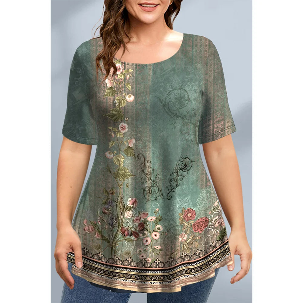 Flora – Floral Graphic T-Shirt