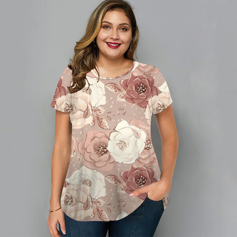 Luna – Floral T-Shirt