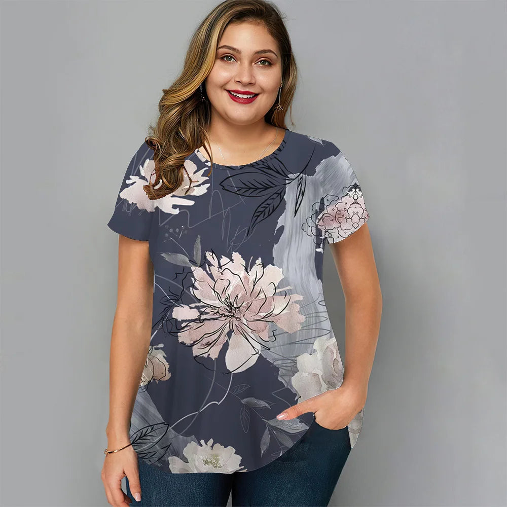 Luna – Floral T-Shirt