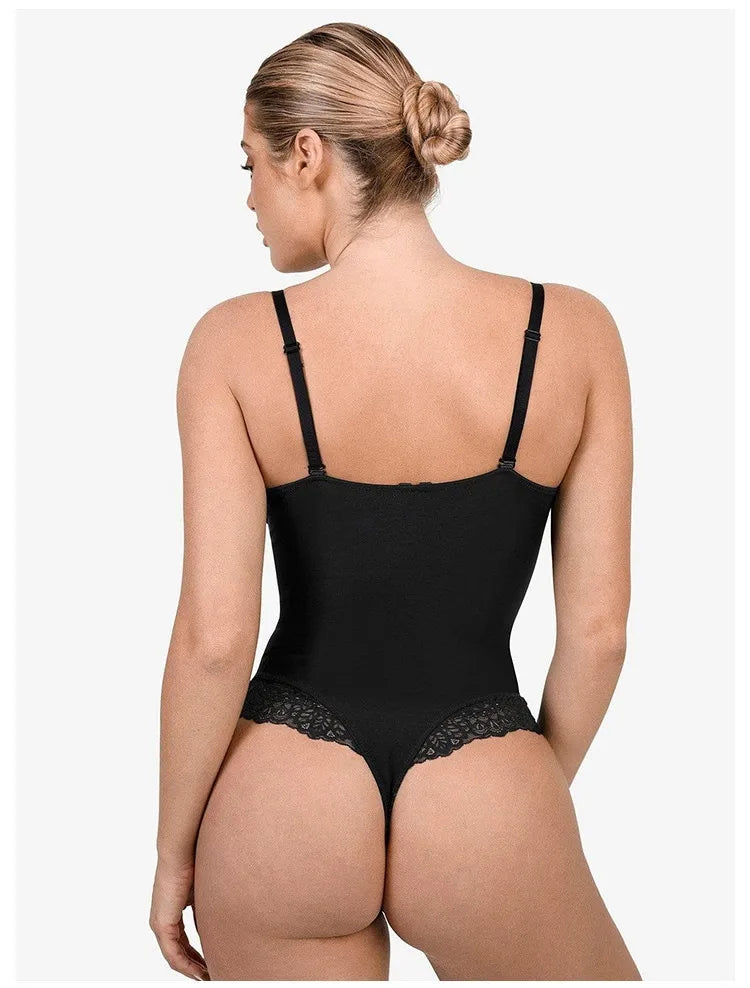 Olivia | Shapewear Bodysuit With Deep V-Neckline