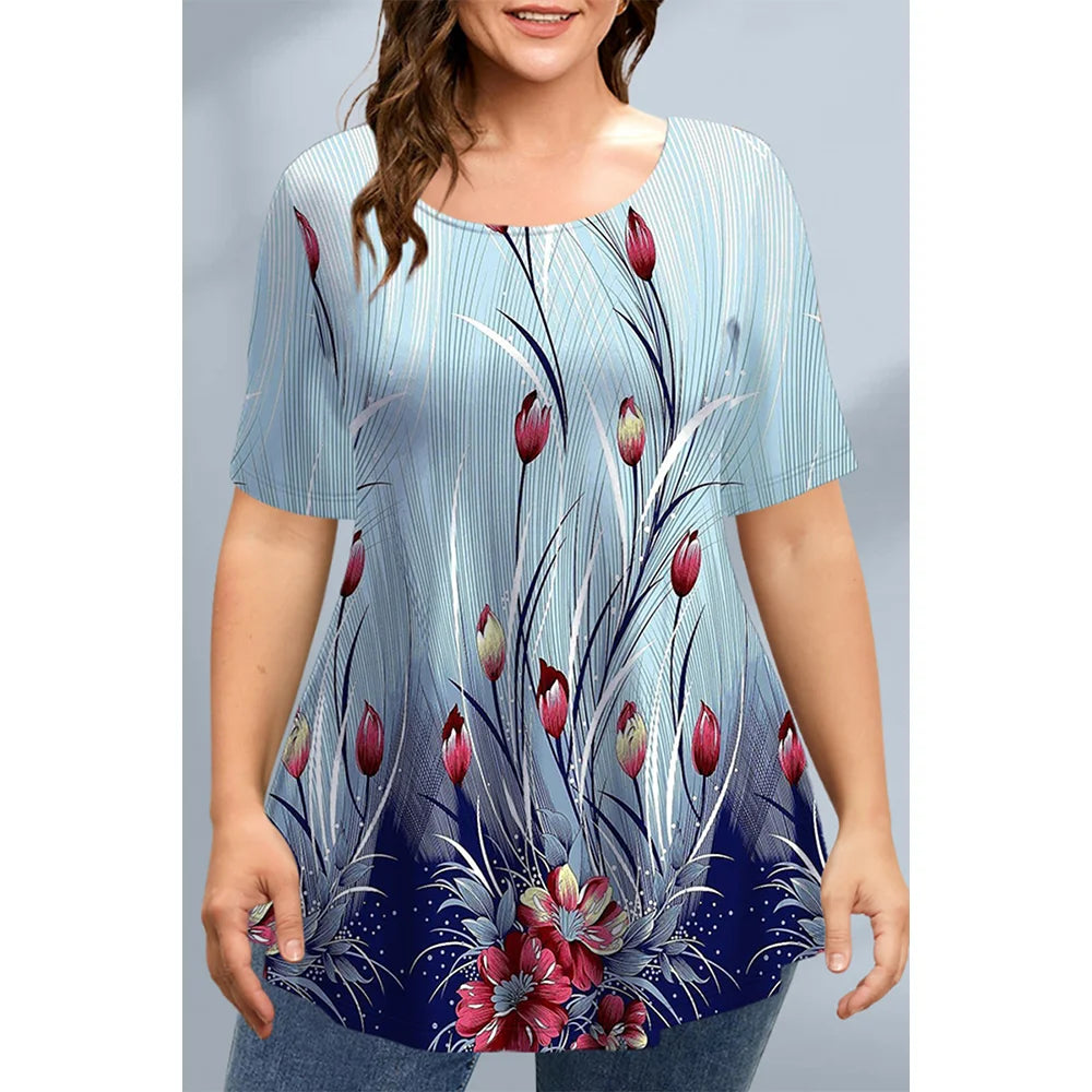 Flora – Floral Graphic T-Shirt