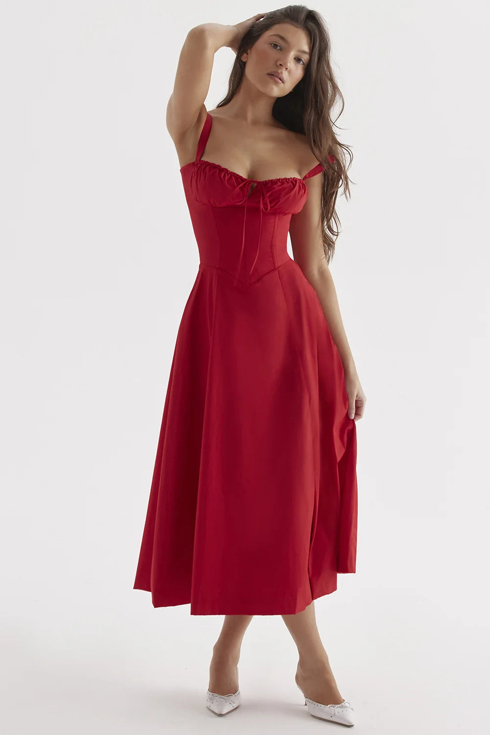 Lysandra - Elegant Floral Dress