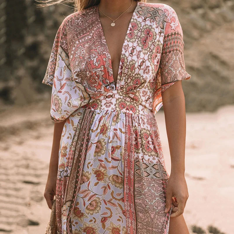 Marissa - Floral Beach Dress