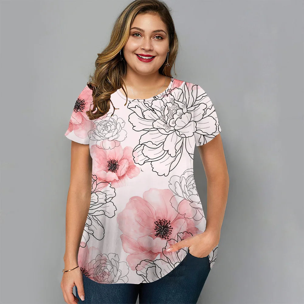 Luna – Floral T-Shirt