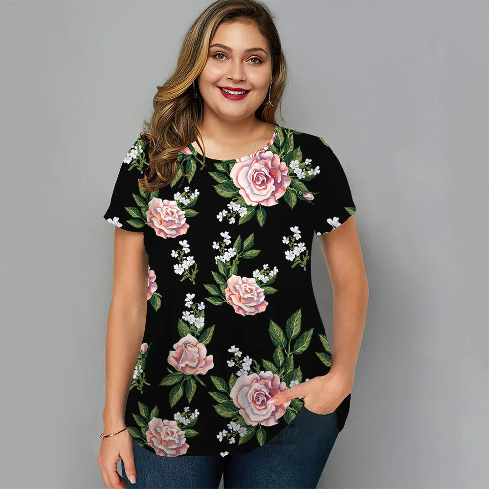 Luna – Floral T-Shirt