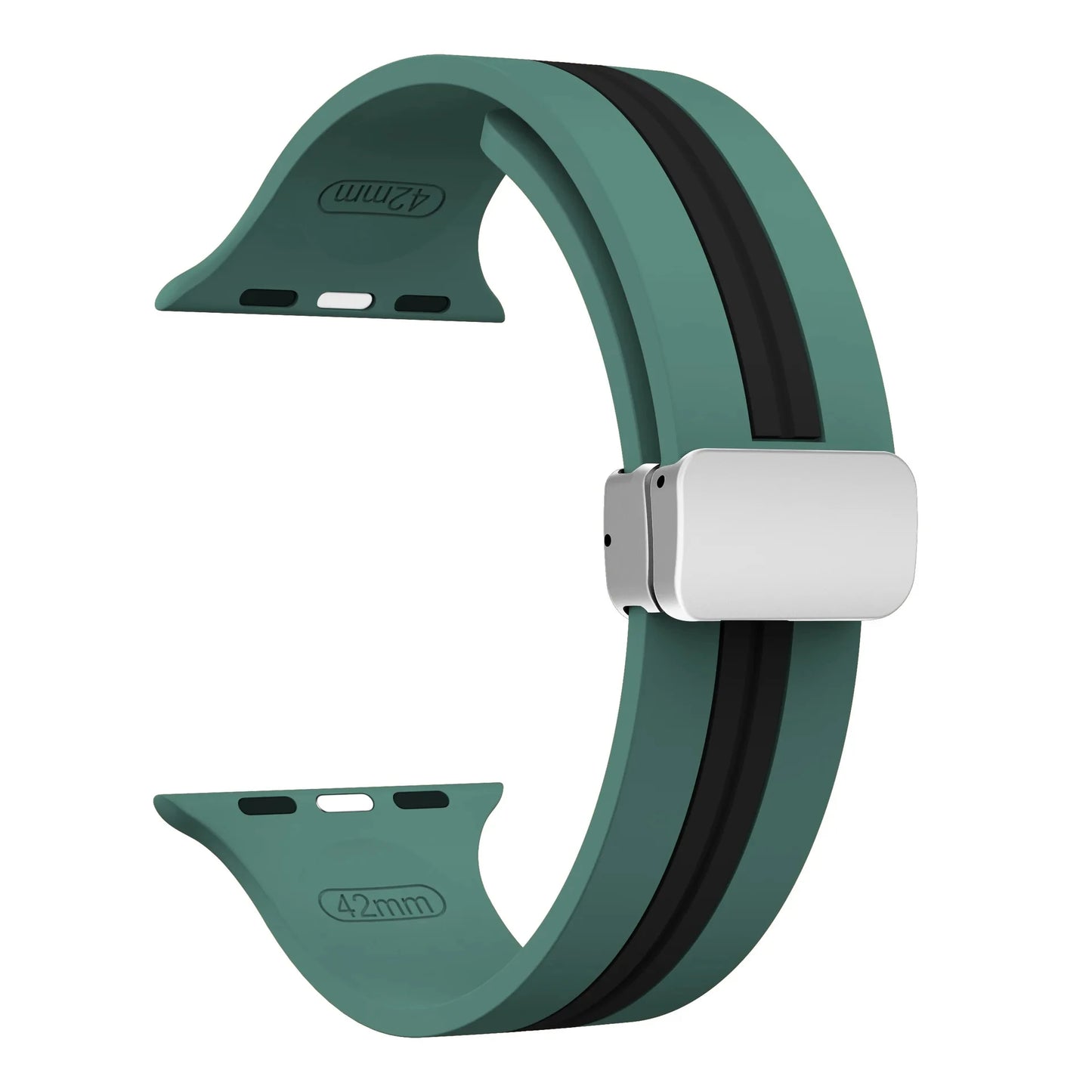 Silicone Strap For Apple Watch band 46mm 44mm 45mm 49mm 41mm 42mm 38 40mm Bracelet iWatch correa series 10 9 8 7 6 5 Ultra SE 2