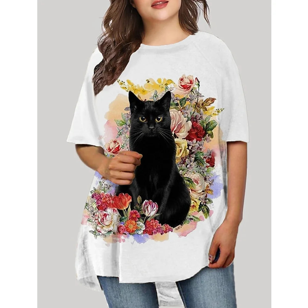 Flora – Floral Graphic T-Shirt