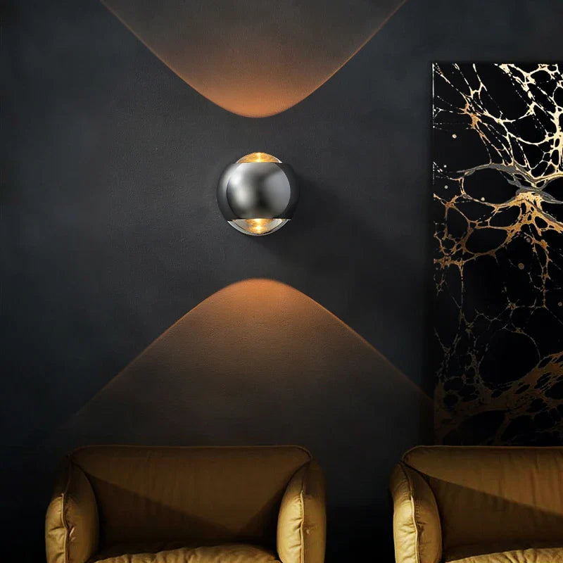 Jorid - Modern Brass LED Wall Lamp Foyer BO-HA