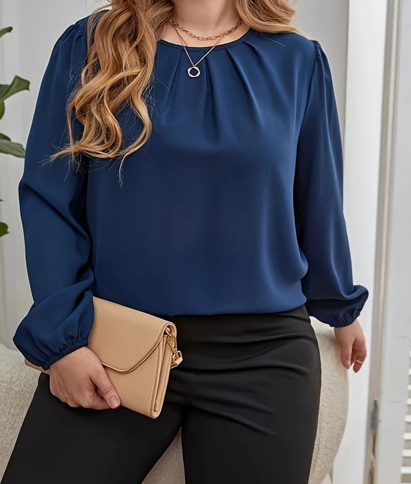 Elena – Elegant Loose-Fit Blouse