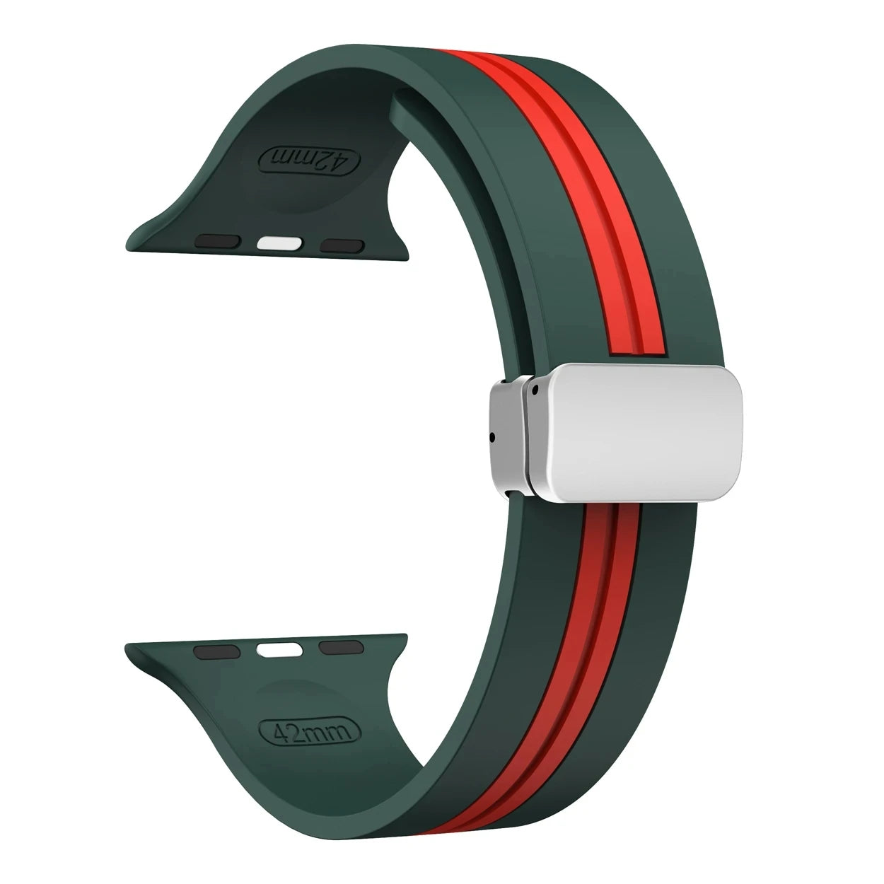 Silicone Strap For Apple Watch band 46mm 44mm 45mm 49mm 41mm 42mm 38 40mm Bracelet iWatch correa series 10 9 8 7 6 5 Ultra SE 2