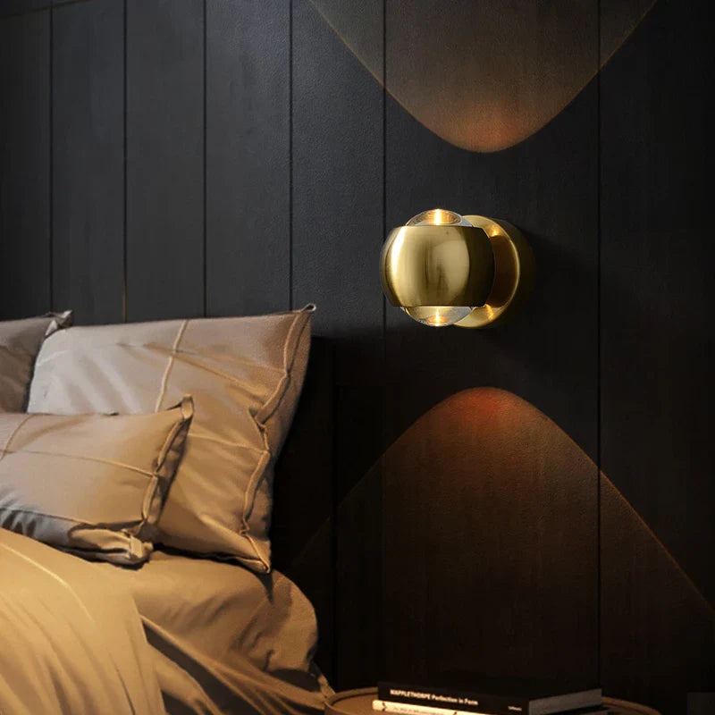 Jorid - Modern Brass LED Wall Lamp Foyer BO-HA