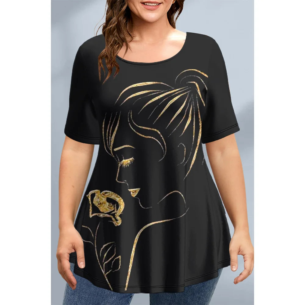 Flora – Floral Graphic T-Shirt