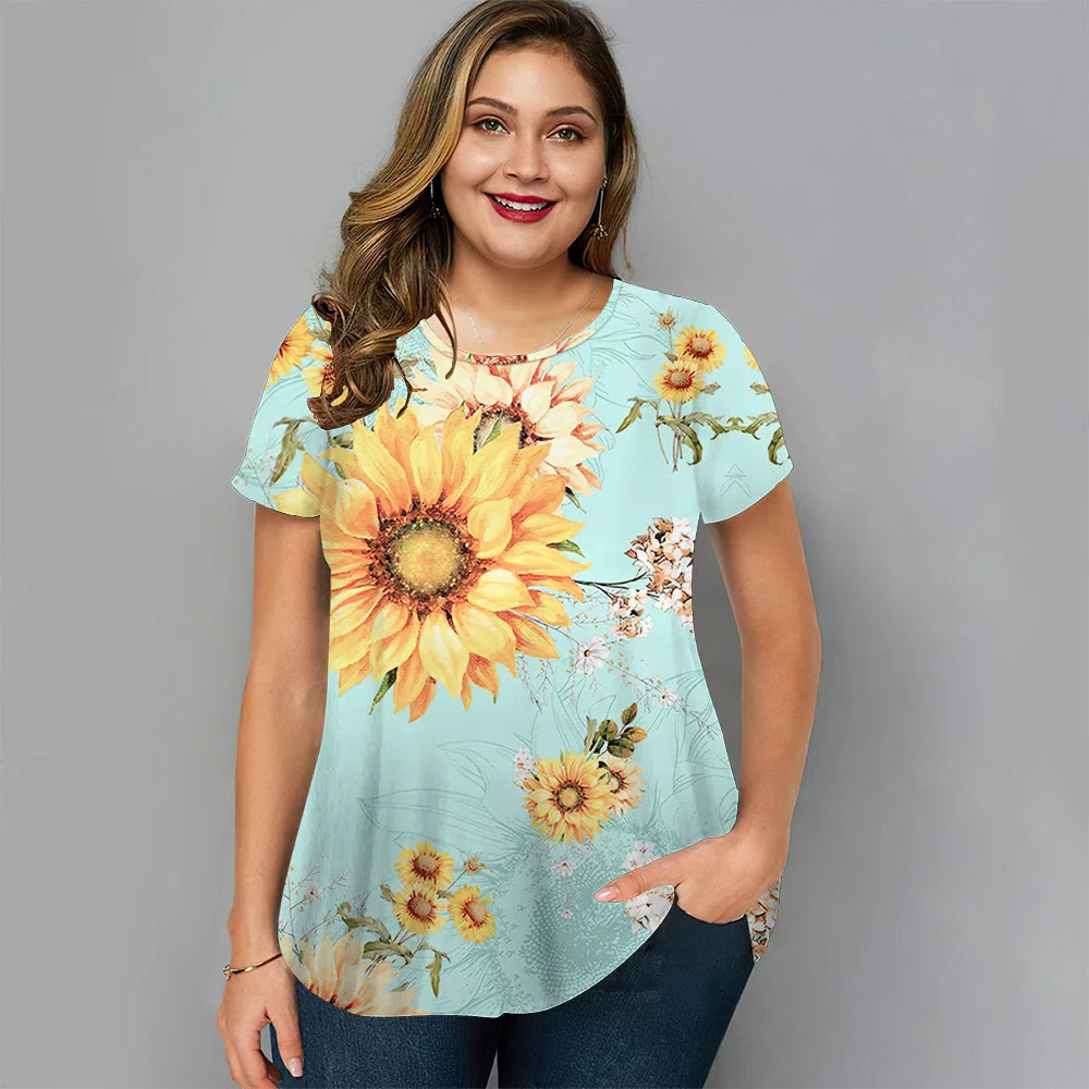 Luna – Floral T-Shirt