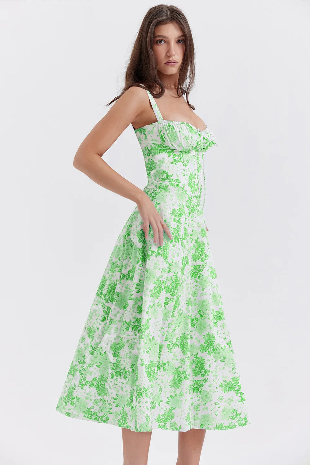 Lysandra - Elegant Floral Dress