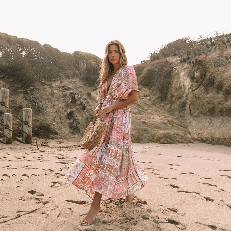 Marissa - Floral Beach Dress