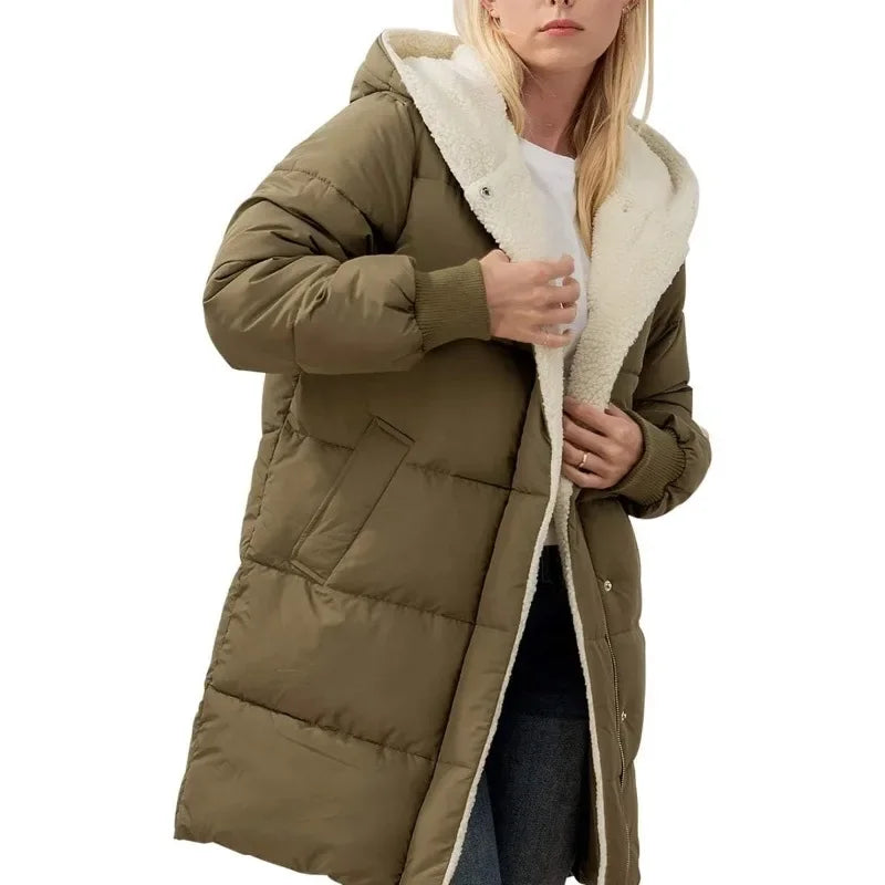 Aurora – Sherpa-Lined Long Jacket