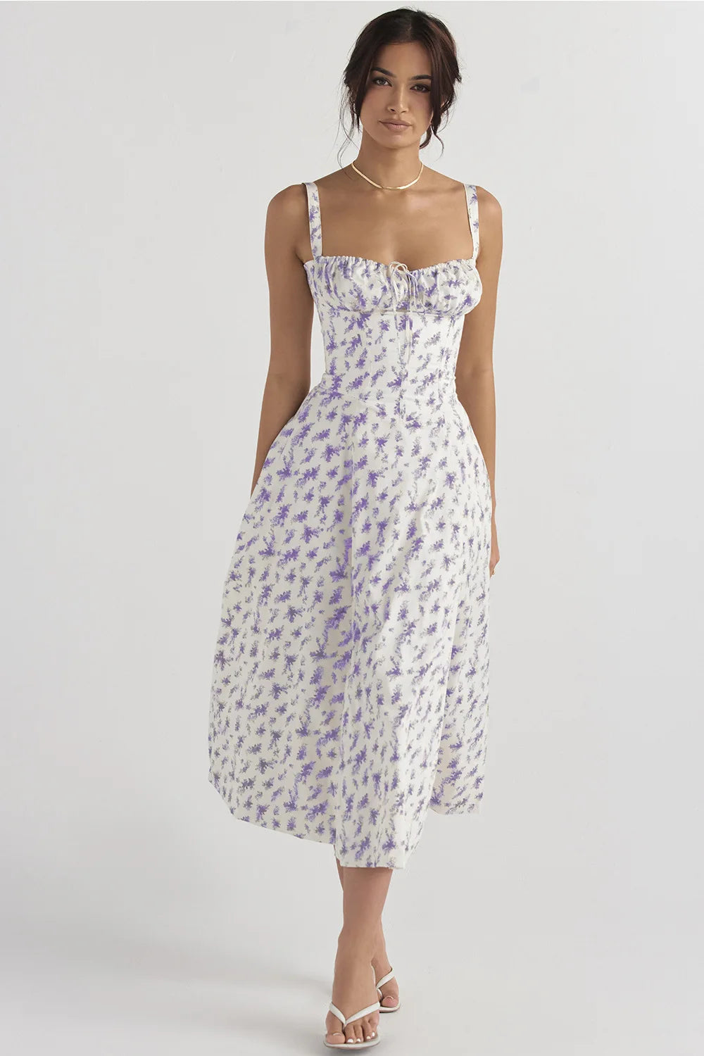 Lysandra - Elegant Floral Dress