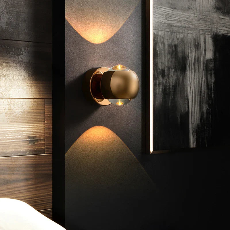 Jorid - Modern Brass LED Wall Lamp Foyer BO-HA