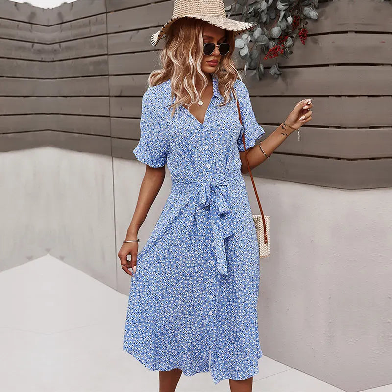 Zoey - Elegant V-Neck Dress
