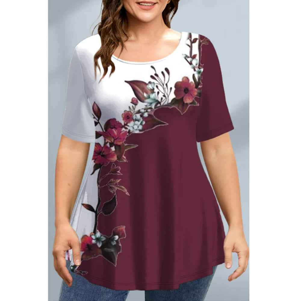 Flora – Floral Graphic T-Shirt