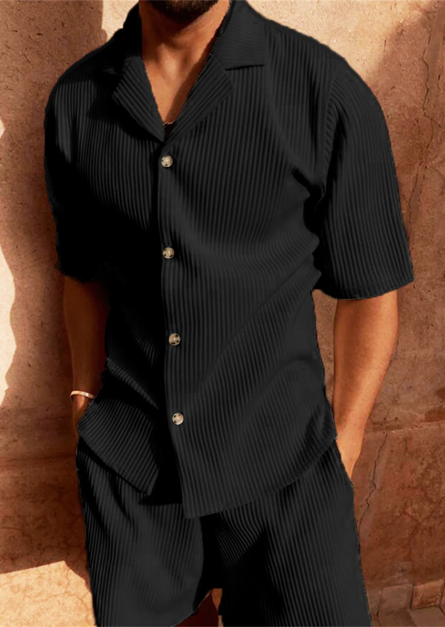 THE LUKE SHIRT & SHORTS SET