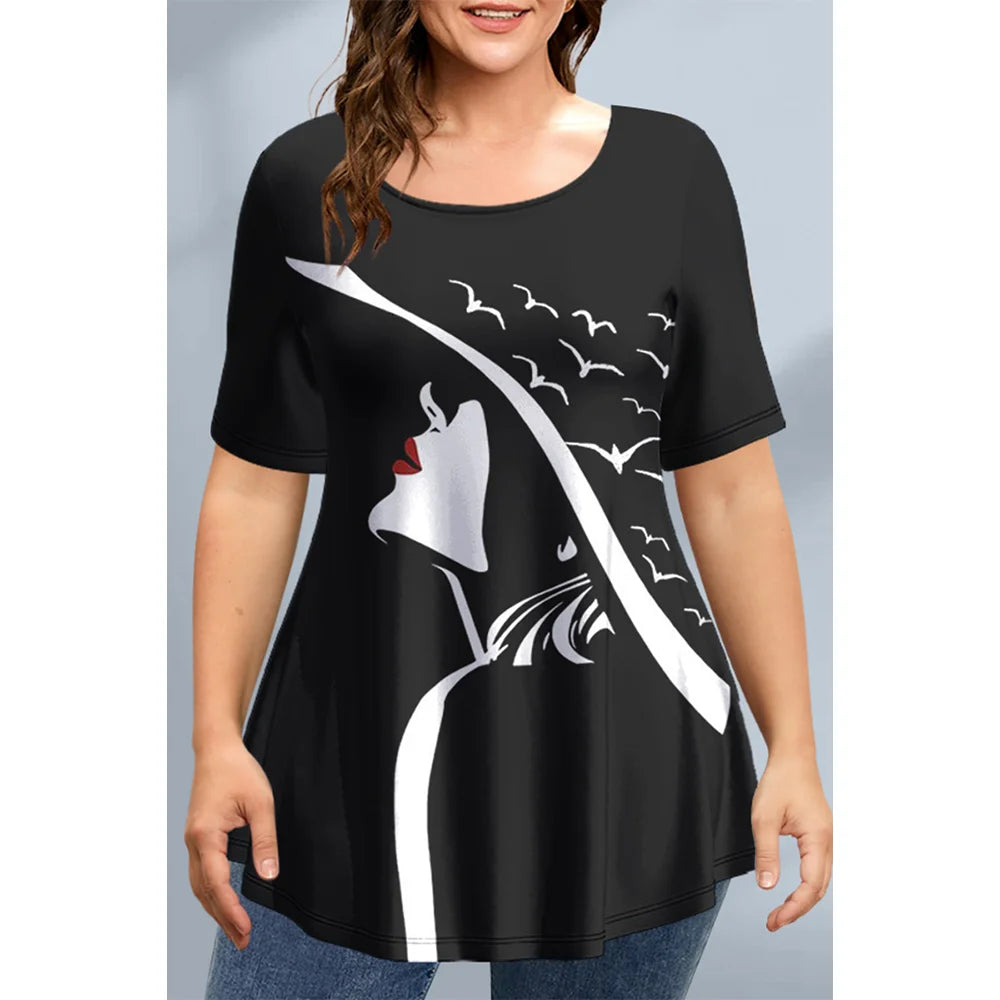 Flora – Floral Graphic T-Shirt