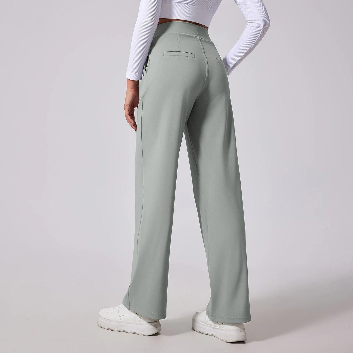 Sophia – High-Waist Stretch Casual-Work Pants
