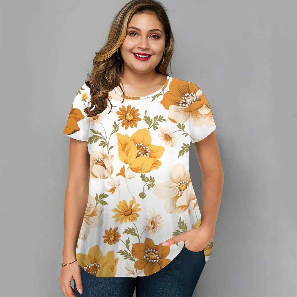 Luna – Floral T-Shirt