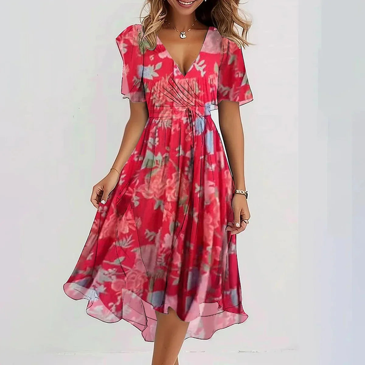 Serena™ | Ava Short Sleeve Dress